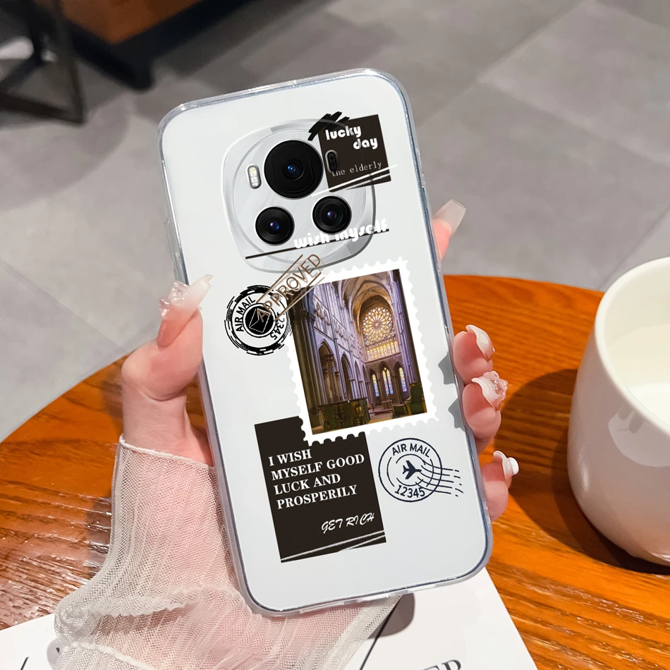 Creative Soft TPU Clear Silicone Anti-Drop Back Cover