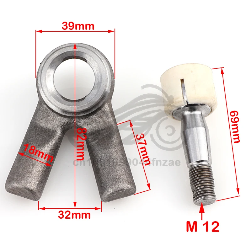 1PCS M10/12 Swing Arm Ball joint Kits Fit For Chinese ATV UTV Go Kart Buggy Quad Bike Electric Vehicle 250cc 1000w Scooter Parts 2pcs m14x36mm ball joint fit for alloy aluminium swingarms jla 21b quad bike atv vehicle jinling 250cc parts