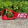 100 Motorcycle Goggles Motocross Glasses Off-road Sunglasses For Man MTB ATV Mask Windproof Protection Cycling Racing Goggles 1