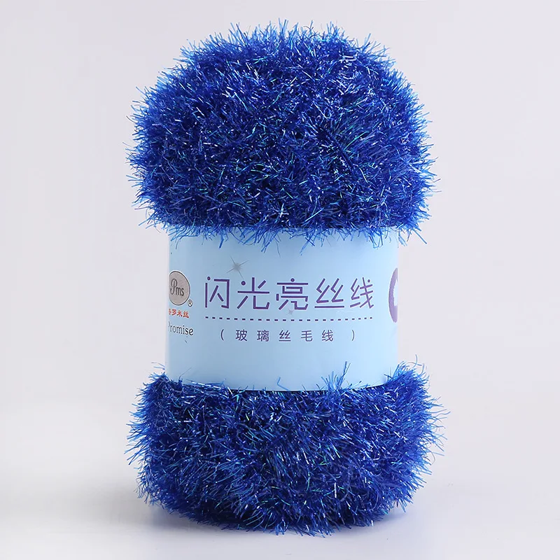 Colorful Glass Silk Golden Silk Thread Korean Dishwashing Towel Bright Silk Thread Hand Woven DIY Doll Bag Jewelry Material Yarn 6