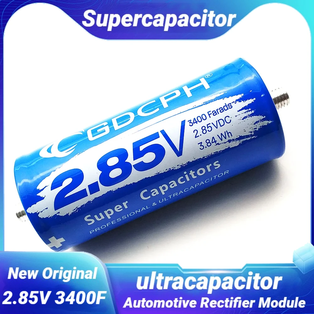 New 2.85V 3400F Super Capacitor Low ESR High Frequency for Car Power Supply High quality In Stock