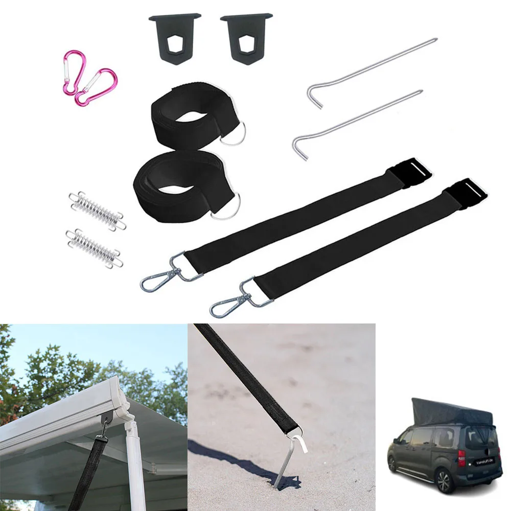 Tendalino Tie Down Set Tenda Clip Ganci Per Camper Fiamma F35 F45 F65 Caravan Camper