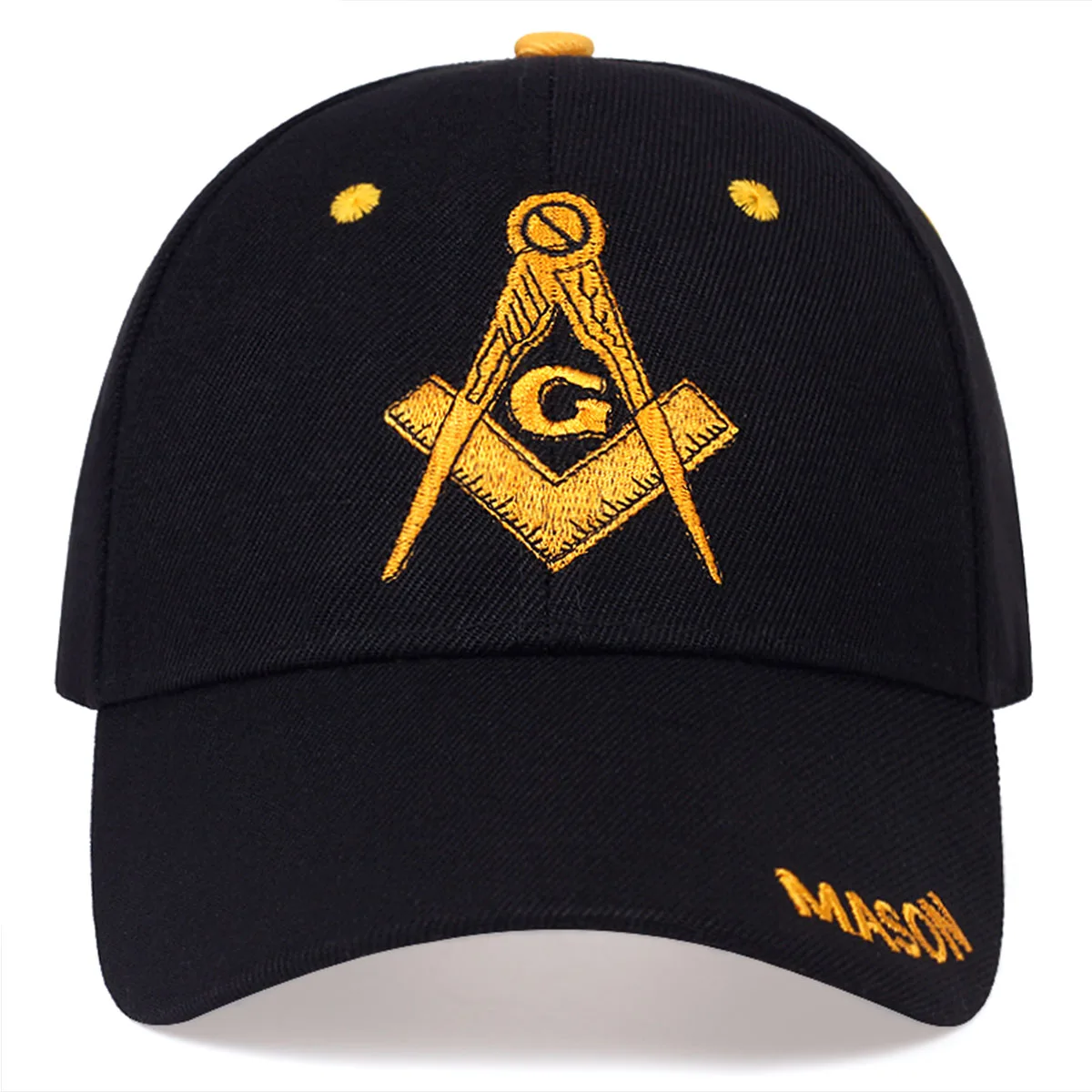 Unisex AVG Brim MASON Baseballkappen mit Stickerei, für Frühling und Herbst, für den Außenbereich, verstellbare Freizeithüte, Sonnenschutzhut – Detail 3