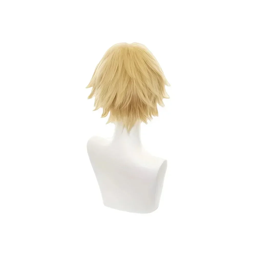 Close-up of wig texture and color