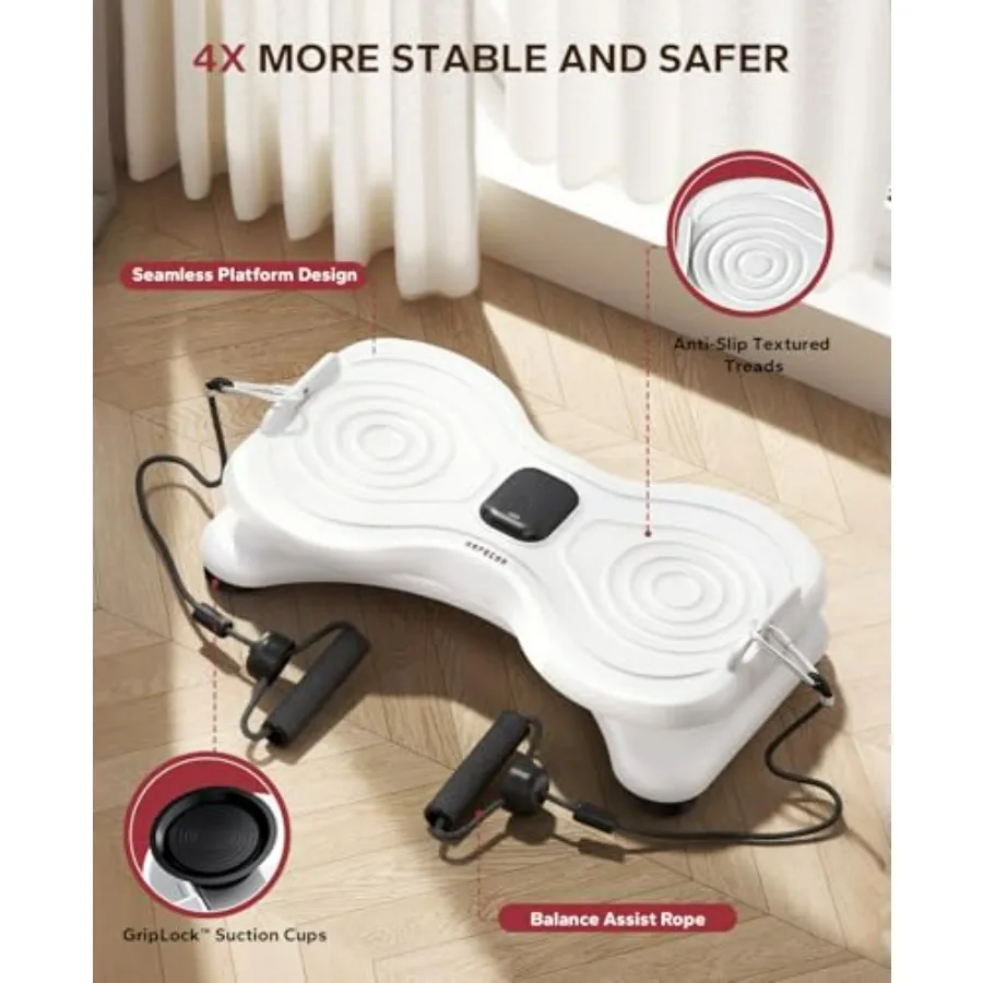 Waist Twister Machine with LCD Display, 330LBS Capacity - Noiseless Ab Workout Board for Core Exercise & Slim Waist - Anti-Slip