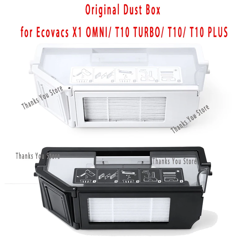 

Original For Ecovacs Deebot X1 OMNI T10 TURBO/ T10/ T10 PLUS Vacuum Cleaner Robot Spare Parts Original Dust Box