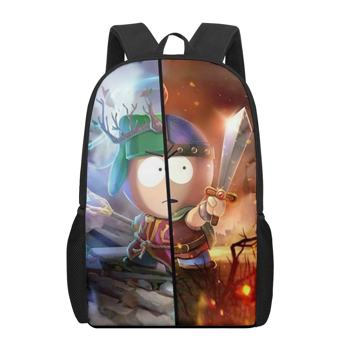 South-park 16inch 3D tisk děti škola pytle ortopedické batoh děti škola chlapci dívčí mochila infantil děti kniha brašna sc