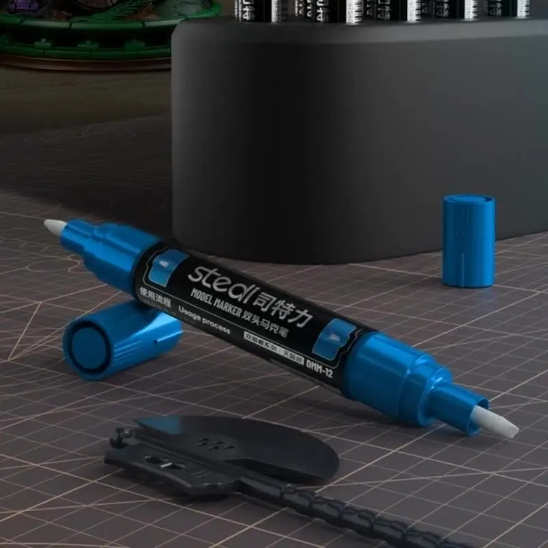 Stedi 12 шт. набор маркеров на водной основе с двойной кистью для Gundam военная модель