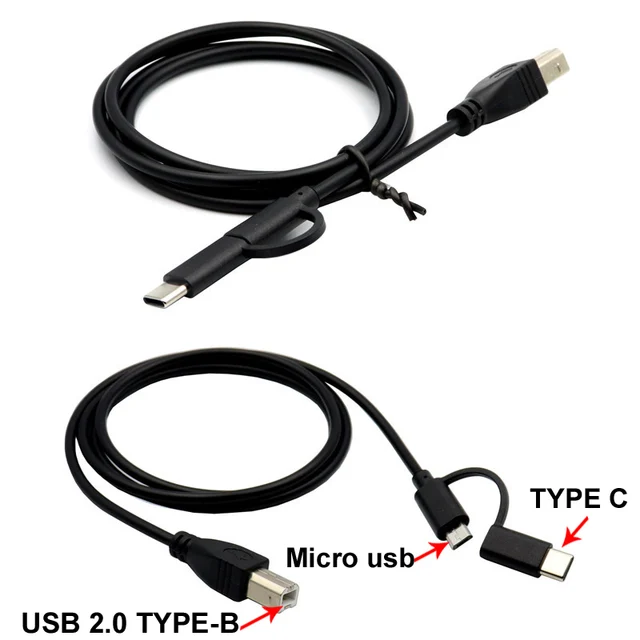 Otg Cable Connect Phone To Printer Canon Micro Usb Male To USB B