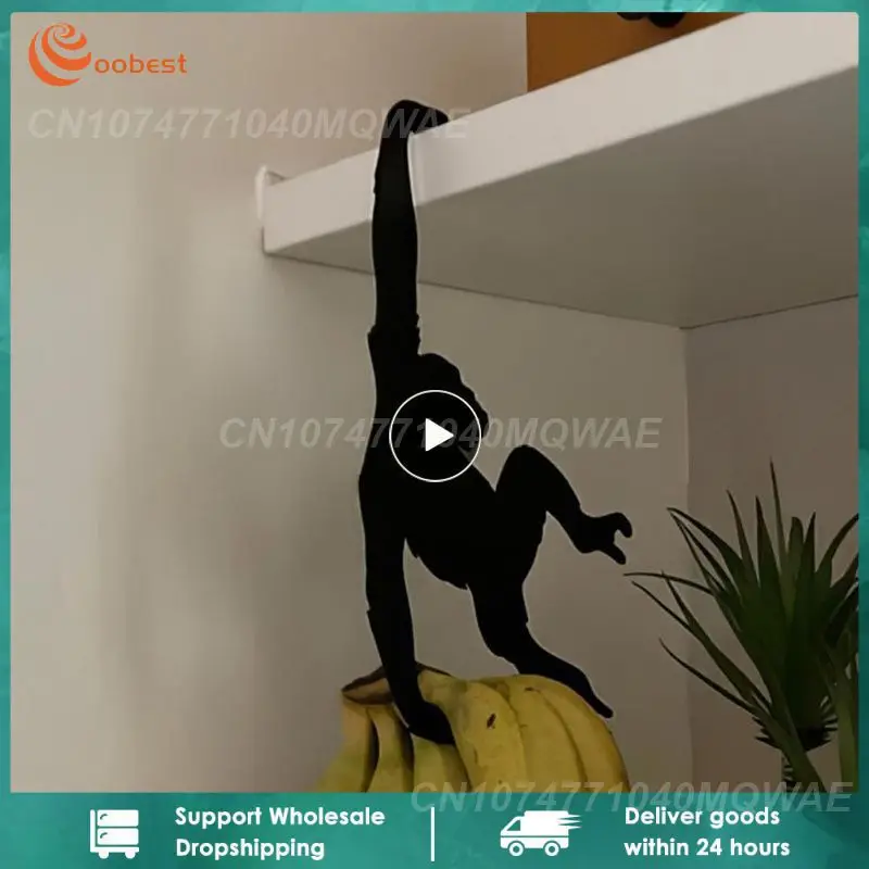 Nuova Porta Da Parete Per Cucina Gancio In Metallo Gancio Per Chiavi Coda Di Gatto Supporto Per Decorazioni A Forma Di Scimmia Portaoggetti Per Vestit