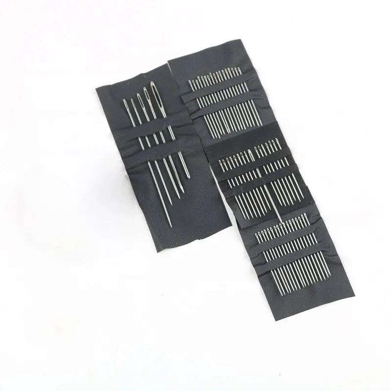 Sewing Needle 55 Pieces Stainless Steel Big Eye Hand Sewing Needles Set Different Sizes Sewing Needlework Embroidery