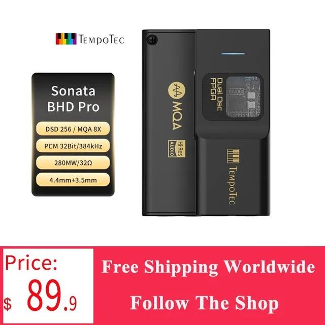최고의 오디오 경험: TempoTec Sonata BHD Pro USB-C DAC 헤드폰 앰프