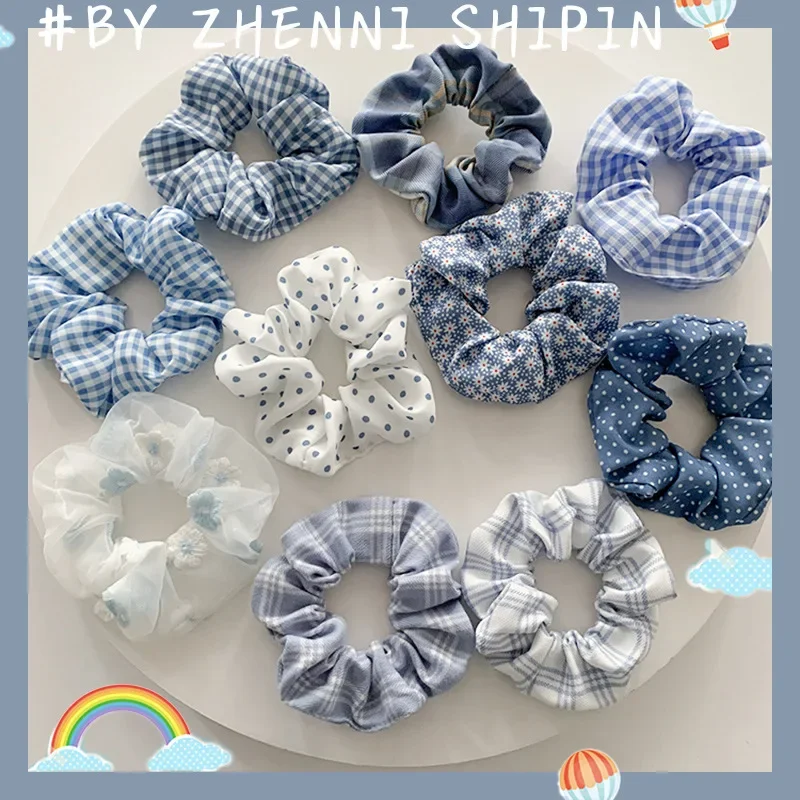 5/10 pcs/set virágos nyomtatás haja scrunchies számára Nők lányok aranyos Alkalmazkodó m haja Kapcsolat zenekarok Párta Radírgumi zenekarok haja kiegészítők