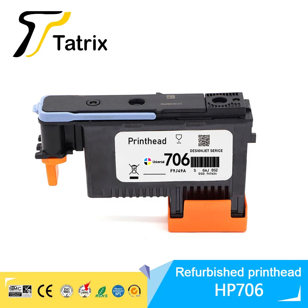 

Tatrix For HP 706 Printhead F9J49A Univerisal HP706 Print Head For HP DesignJet D5800 Production Printer Head D5800 Printhead