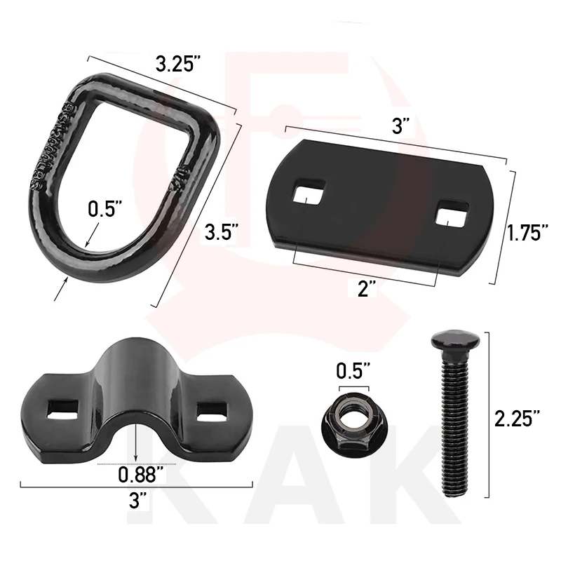 Anel-D forjado Bolt-On