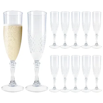 Plastic Champagne Flute Set 1