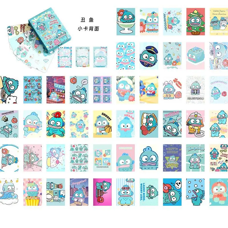 

50Pcs Japanese Anime Sanrio Card Laser Photo Card Kuromi Melody Cinnamoroll Pachacco Room Decoration Cartoon Card Children Gift