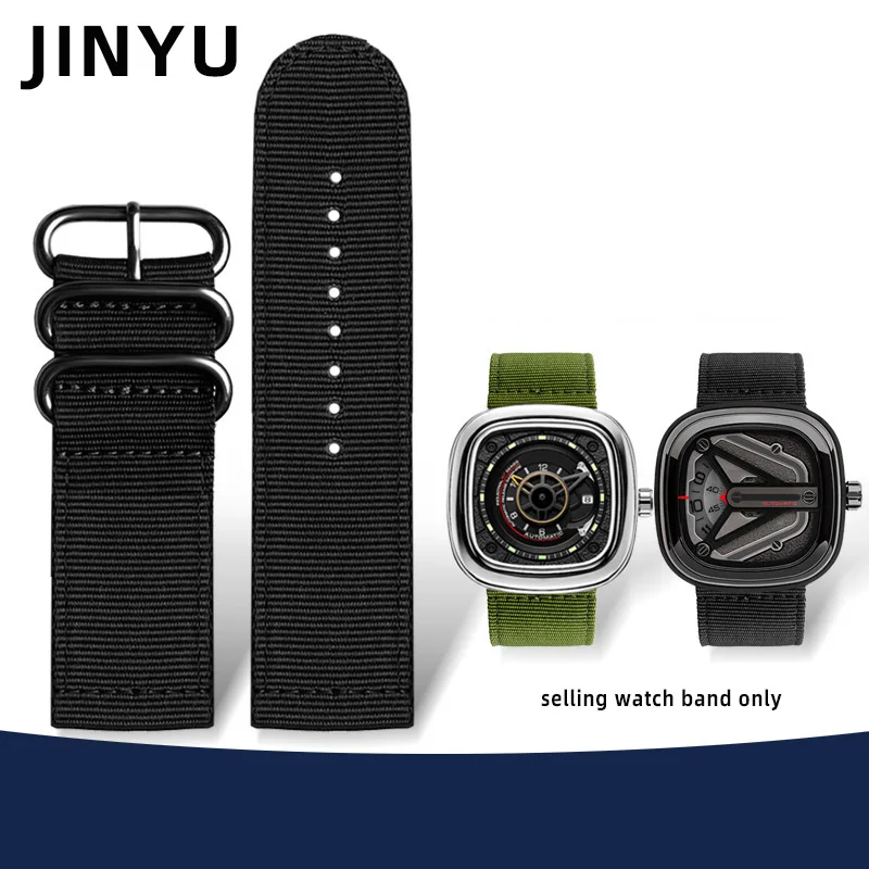 Grande Cinta de Náilon Masculino para Sete na Sexta-feira m2 Q201 02 03 Diesel Relógio Banda Exército Verde Relógio de Pulso Acessórios 26 mm 28 mm Tamanho