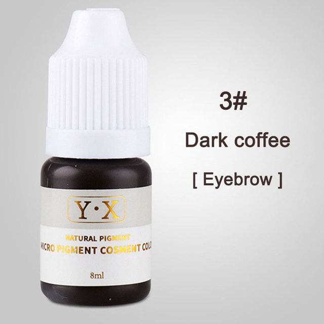Bottle Eyebrow Lip Liner Tattoo Ink Emulsions Semi Permanent Eyebrow Makeup Durable Pigment Microblading Beauty Tool Supplies