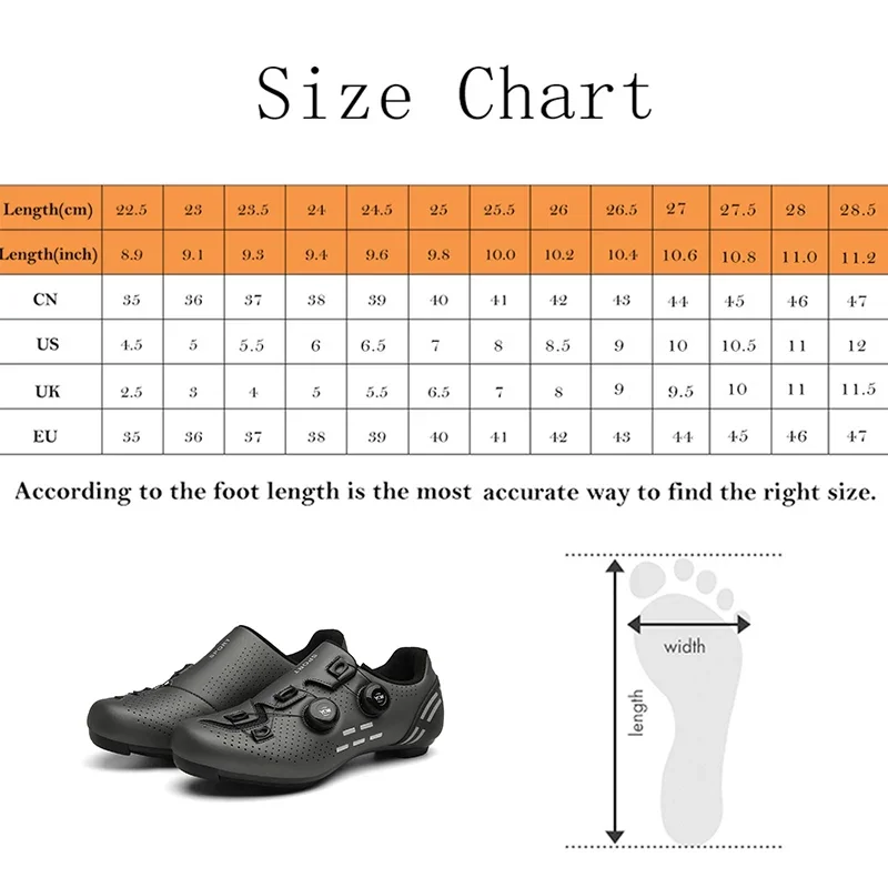 Men Speed Road Bike Sneakers Flat Carbon Cycling Shoes MTB Cleats Women Mountain Bicycle Shoes SPD Pedals Racing Biking Footwear 6