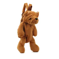 Dog Plush Backpacks Cute Stuffed Animal Toys Lop Rabbit Bags Bear Soft Toys Shoulder Bag for Kids Boy Girls Dropshipping 1