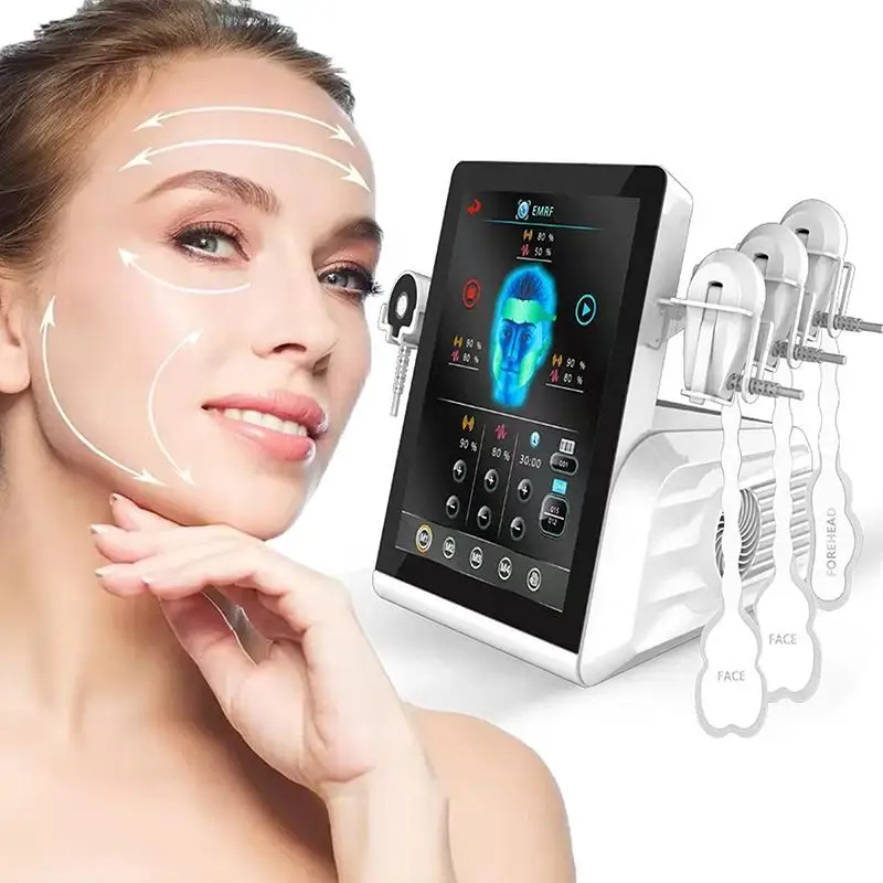 Emrf EMS Facial Lifting Massager Device Wrinkle Removal Machine for Anti-aging