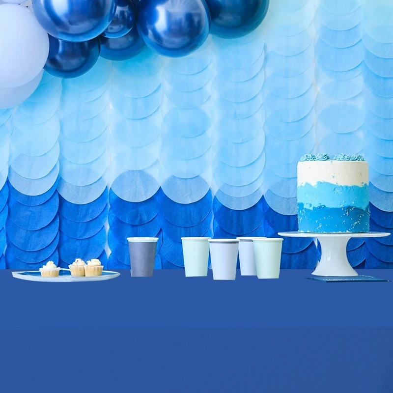 183×137cm Navy Blue Tablecloth Disposable Plastic Table Cover for Wedding Birthday Banquet Restaurant Festival Party Supplies 6