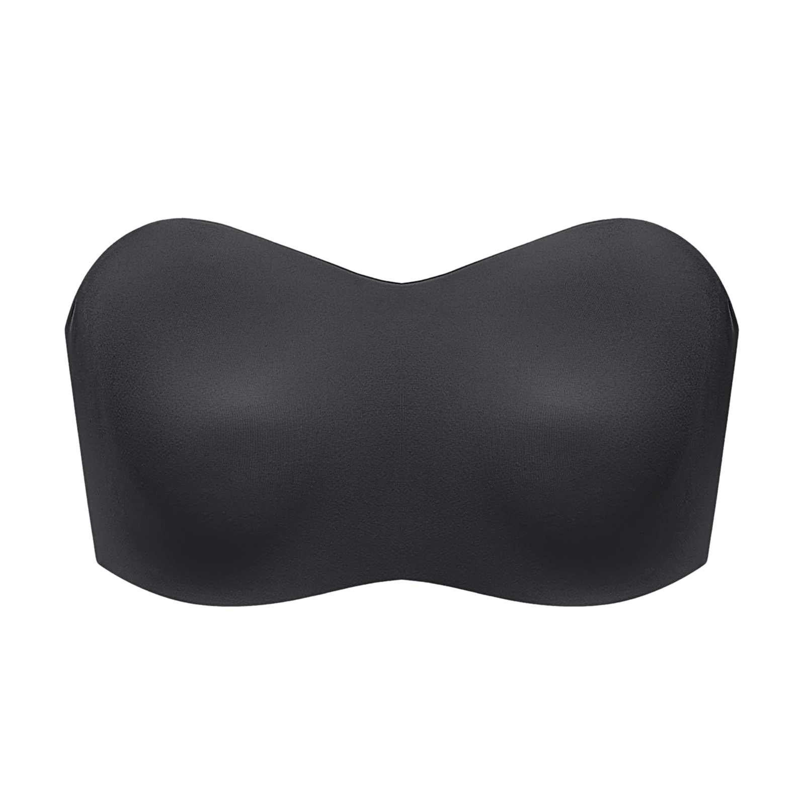 Women's Strapless Bra Bandeau Underwire Minimizer for Big Busted Plus Size Support Silicone-Free D DD E F G H