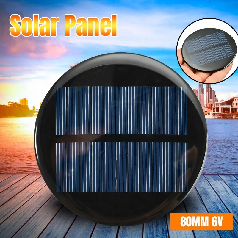 6 Tipo Di Pannello Solare 6V 2W 0.35A/ 5.5V 50Ma Energia Solare Fai Da Te Mini Solare Al Silicio Policristallino Moduli Di Celle Pannello Solare A Res