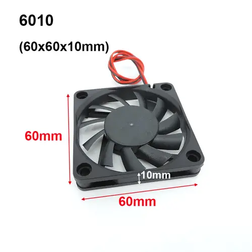 4010 12025 8010 30mm dc 5V 12V 24V Cooling Fan Brushless Motor Case Quiet 40MM 50MM 60MM 70MM 80MM 90MM 120MM for 3D print 2PIN - Image 10