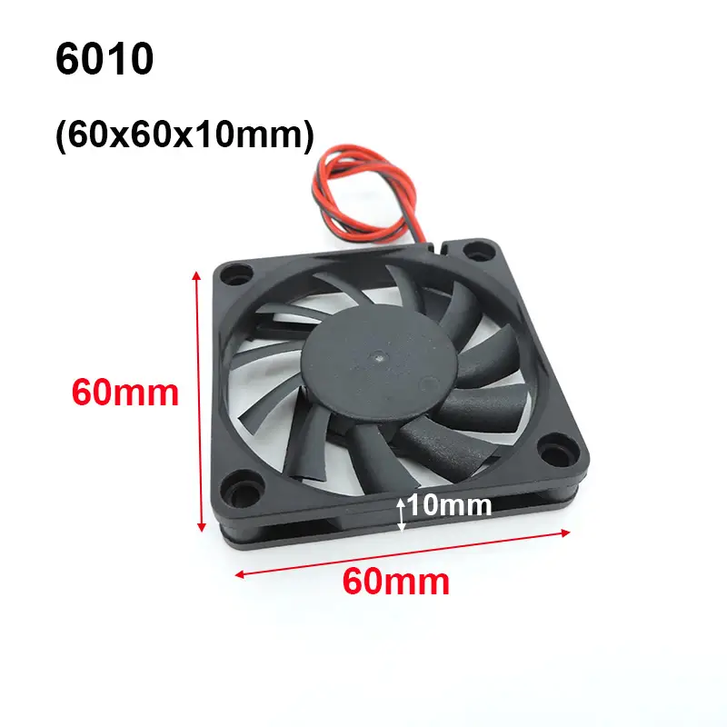 4010 12025 8010 30mm dc 5V 12V 24V Cooling Fan Brushless Motor Case Quiet 40MM 50MM 60MM 70MM 80MM 90MM 120MM for 3D print 2PIN - Image 10