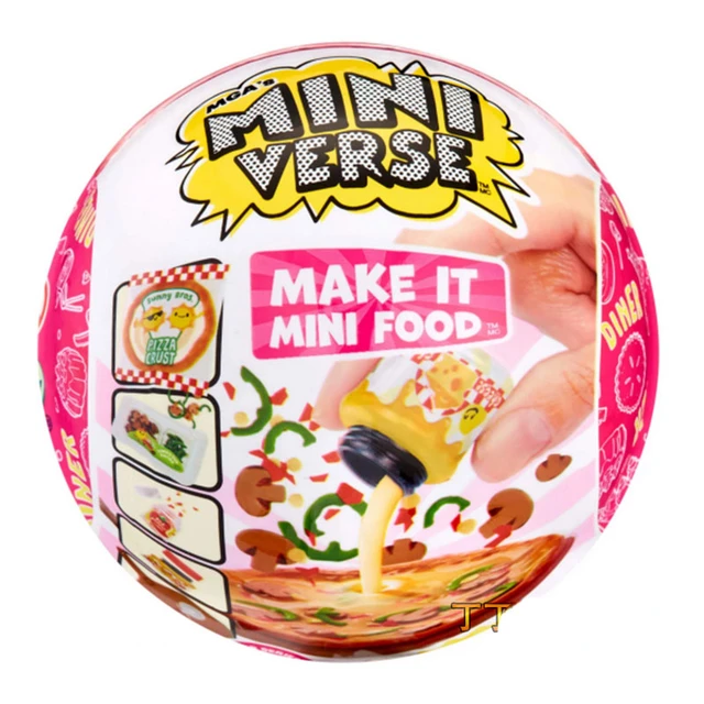 MGA's Miniverse Make It Mini Food Cafe Series 1 Minis - Complete Collection  (Pack of 24), Blind Packaging, DIY, Resin Play, Collect