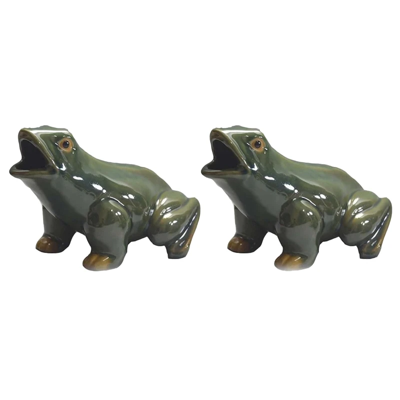 

2PCS Frog Toilet Bolt Caps Decorative Ceramic Decorative Toilet Bolt Covers Caps Decorative Toilet Bolt Covers