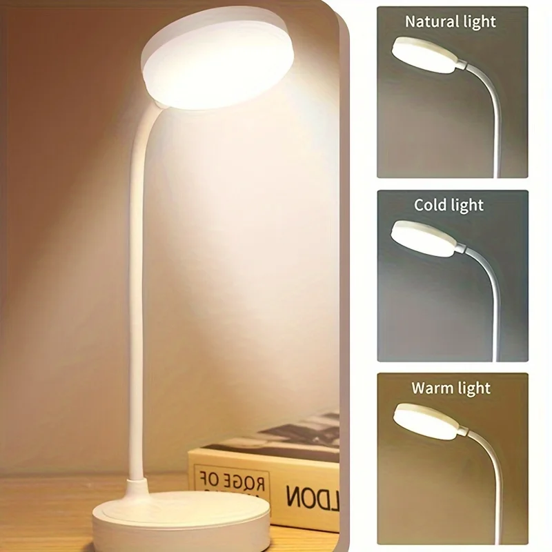 LED Table Lamps 3Levels Dimmable Wireless Led Desk Lamp Touch Night Light USB Rechargeable Touch Lamp For Room Study Office 3
