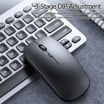 New Bluetooth Wireless Mouse USB Optical Rechargeable Mouse for Computer Laptop PC Macbook Gaming Mouse Gamer 2.4GHz 1600DPI 2