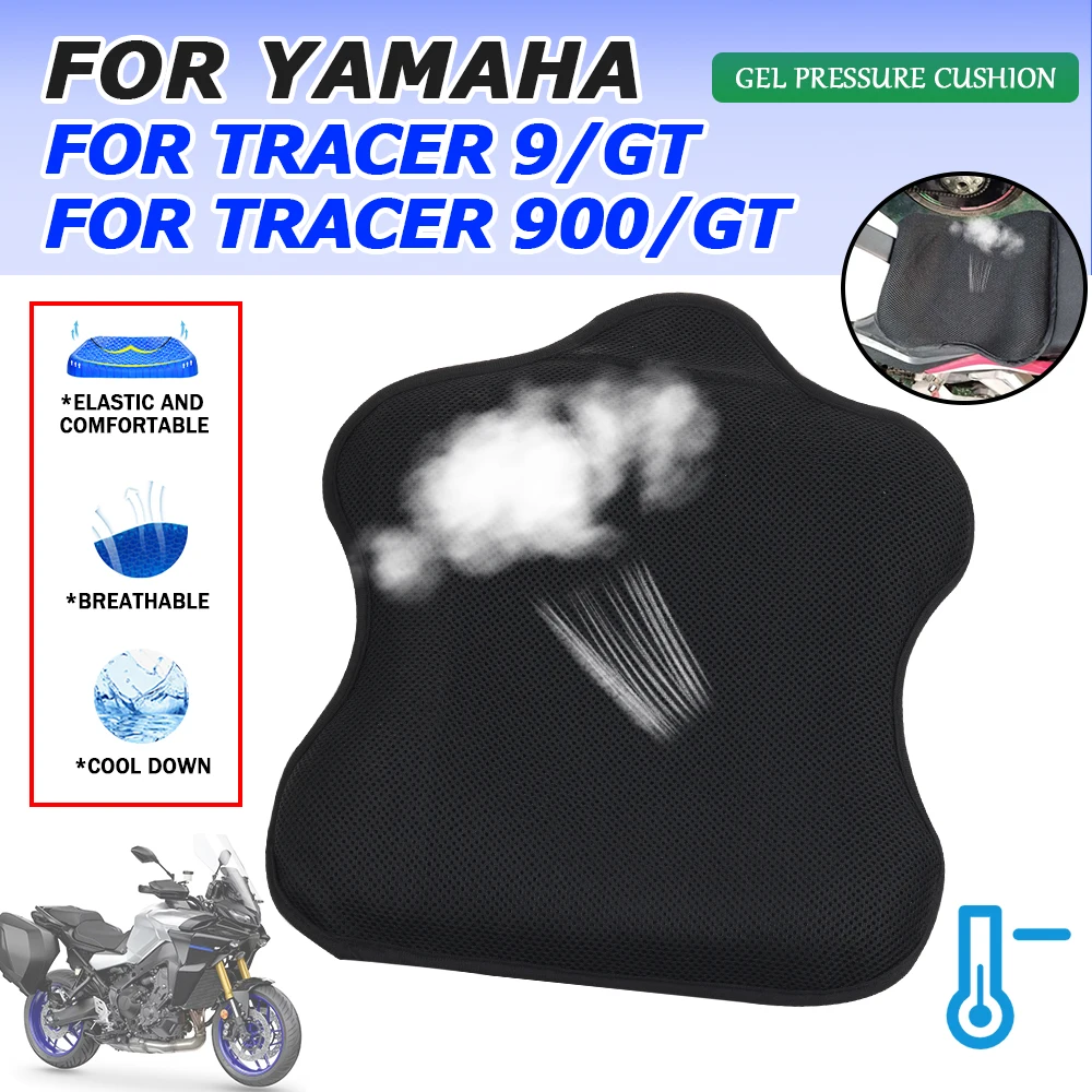 Per Yamaha Tracer 900 Gt 9 Tracer900 Gt 900Gt 9Gt 2022 Accessori Moto Gel Seat Gel Pad Gel Cuscino Copertura Rete Di Raffreddamento