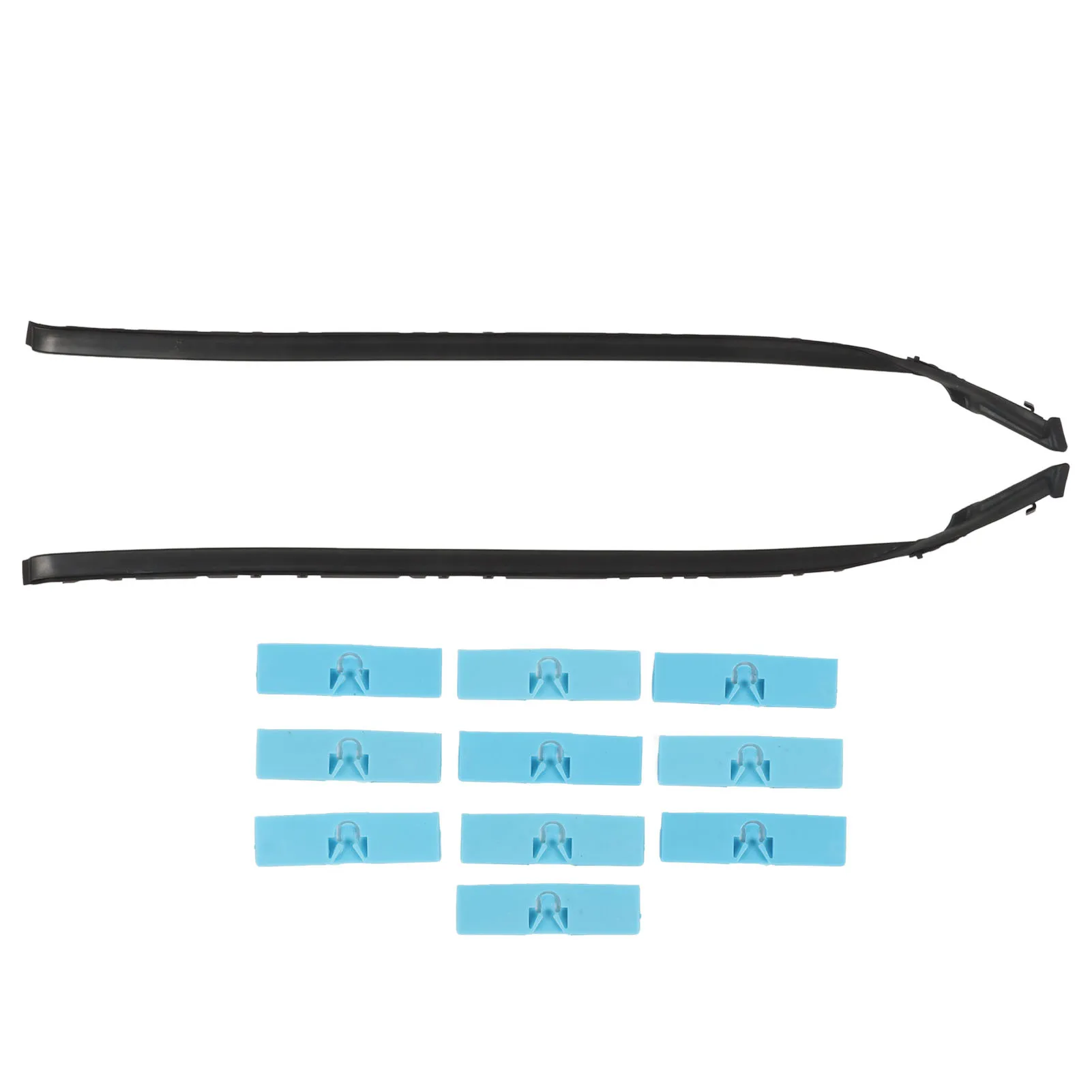 2PCS Roof Drip Windshield Moulding Kit Left Right Wear Resistance 75551‑53020 for IS250 IS350 IS‑F