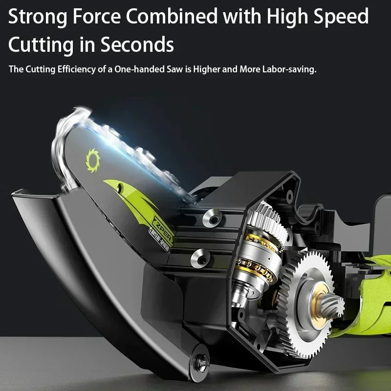 4/6 Inch Mini ChainSaw for Makita 18V (No Battery) Small Handheld Garden Logging Portable Chainsaw Wood Cutting Power Tool FOCSE 2