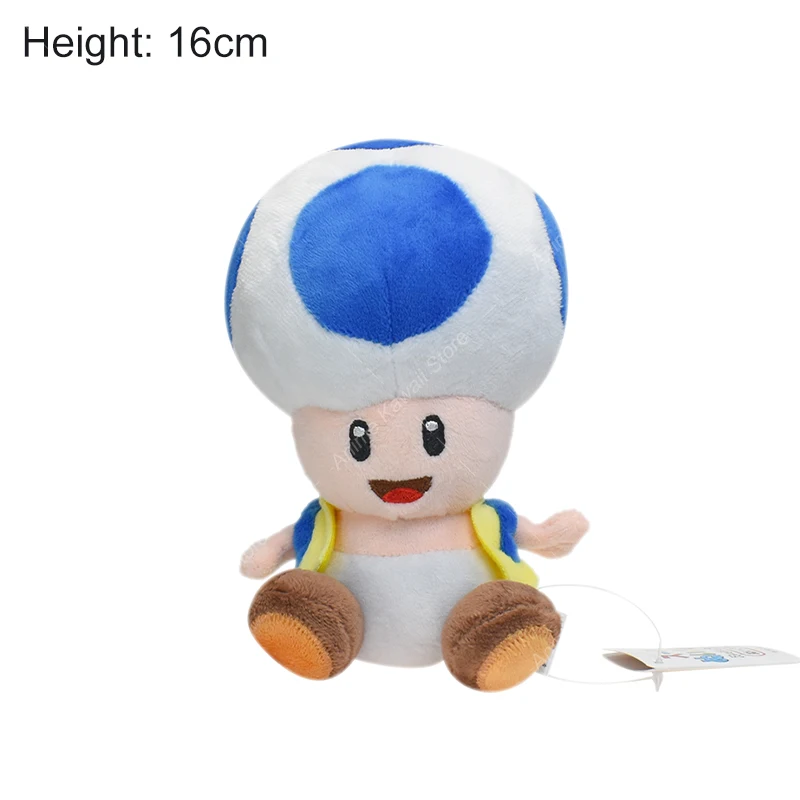 thumbnail image 1 of 47 Styles Super Bros Plush Doll Toad Koopa Troopa Goomba Yoshi Dinosaur Shy Guy Anime Mario Plush Toy Game Peripheral Doll Gifts, 1 of 5