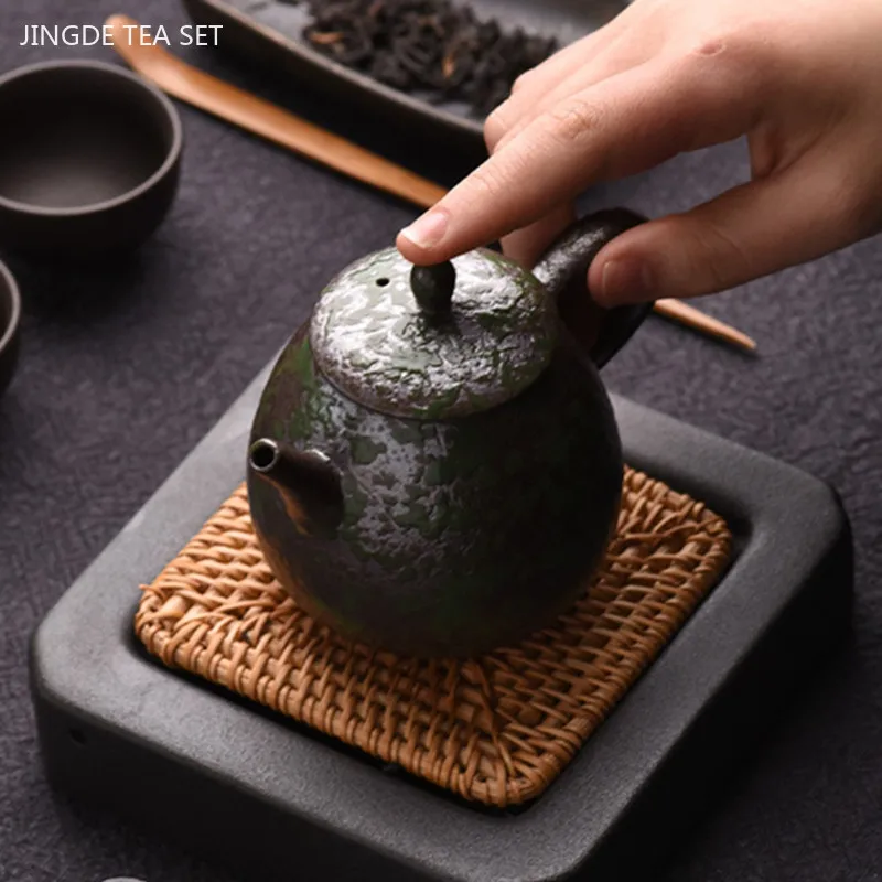 200ml Antique Handmade Ceramic Teapot High Quality Filter Beauty Pot Chinese Dragon Egg Tea Kettle Customized Tea Infuser