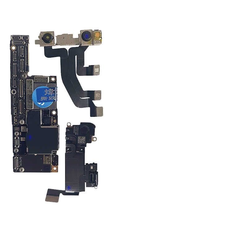 iPhone Motherboard for iPhone XS/Max With/No Face ID Unlocked Logic IOS Clean Free iCloud Plate IOS Tested