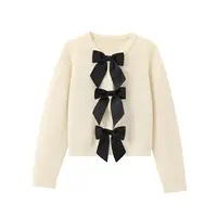 JNLEAOG Soft Knitted Long Sve round Ne Slim Fit Open Cardigan Women's Faionable Autumn New Sle Polyester Fiber Butte... - Image 5