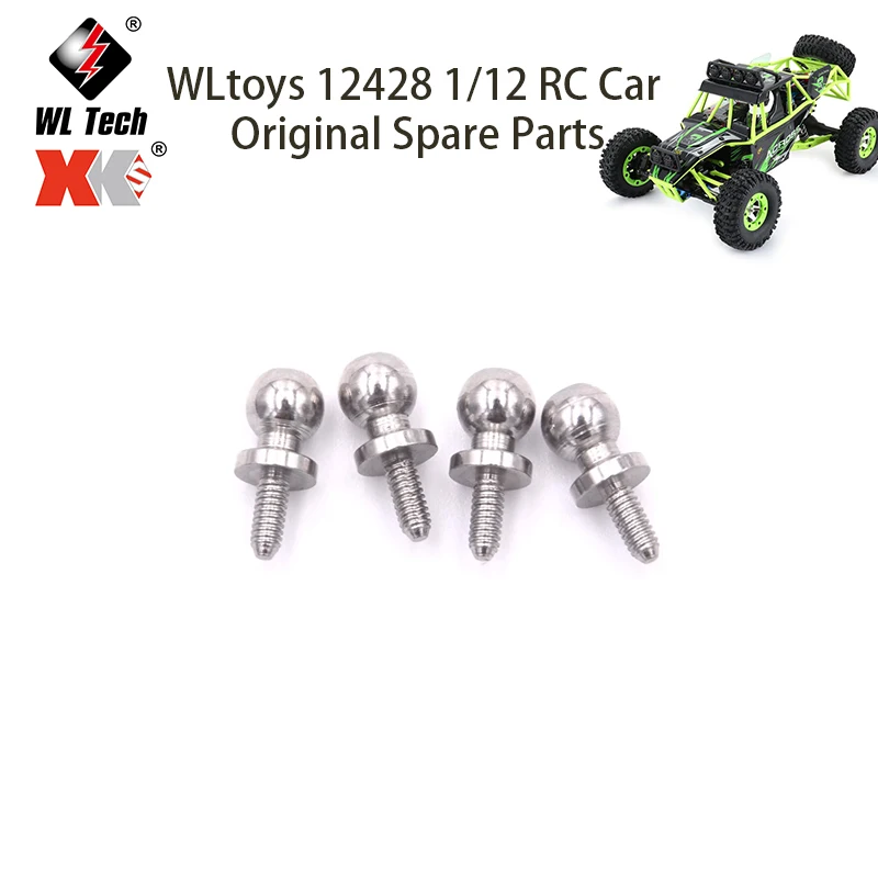 

WLtoys 12428 1/12 RC Car Original Spare Parts 12428-0074 12428-ABC 12423 12429 Ball Head Screws