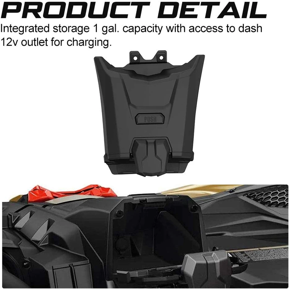 

Electronic Device Tablet Phone Holder Compatible For Can Am Maverick X3 2017-22 Accessories Storage Box Organizer Tray 715002874