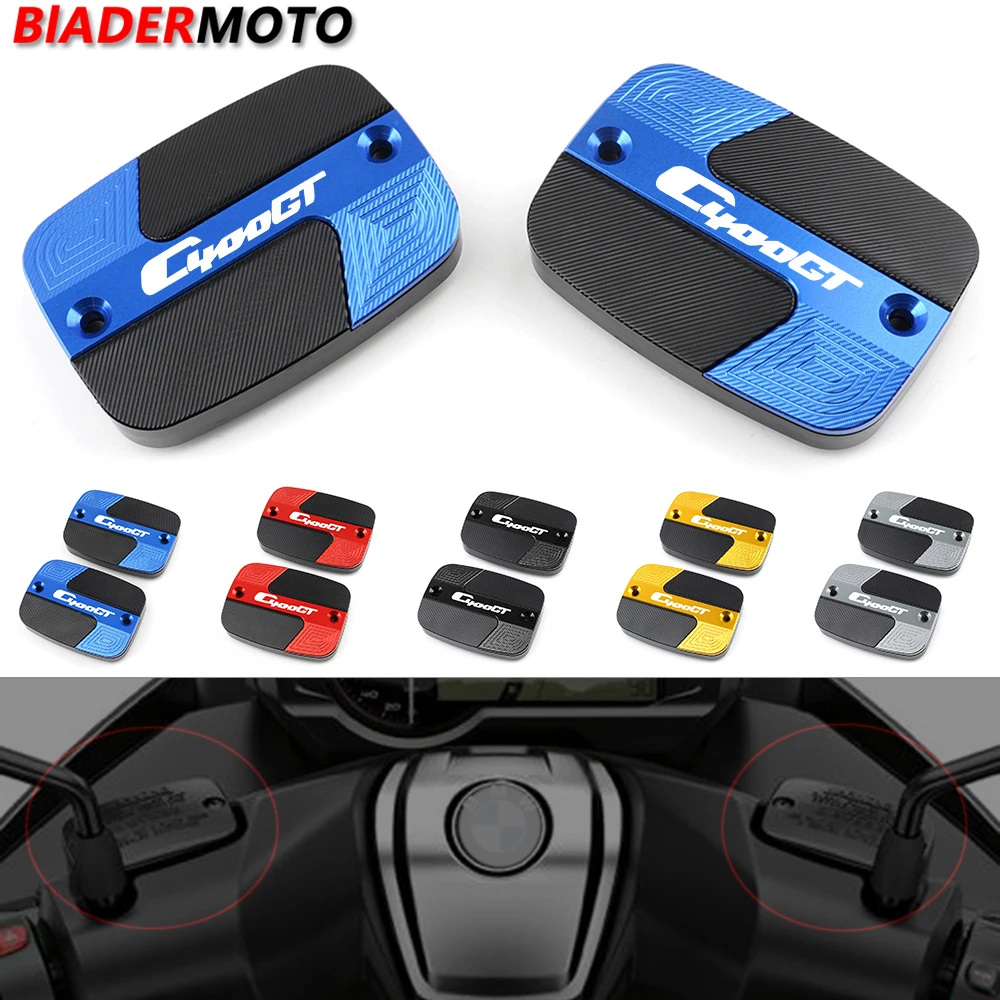 

Motorcycle Accessories Front Brake Clutch Cylinder Fluid Reservoir Tank Cover Caps For BMW C400X C400GT C400 X GT C 400X 400GT