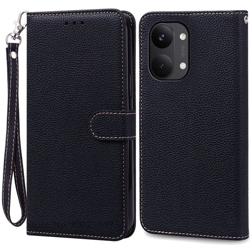 Leather Flip Wallet Phone Case - Elegant Book Style Cover