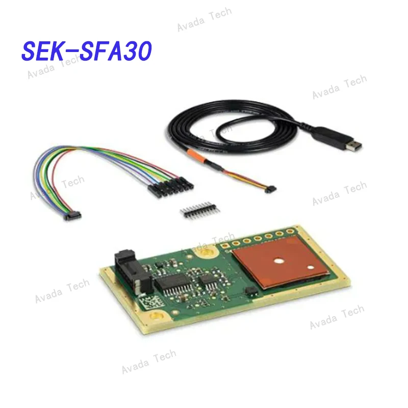 

Avada Tech SEK-SFA30 Formaldehyde sensor module evaluation Board with USB-UART interface cable, jumper wire set
