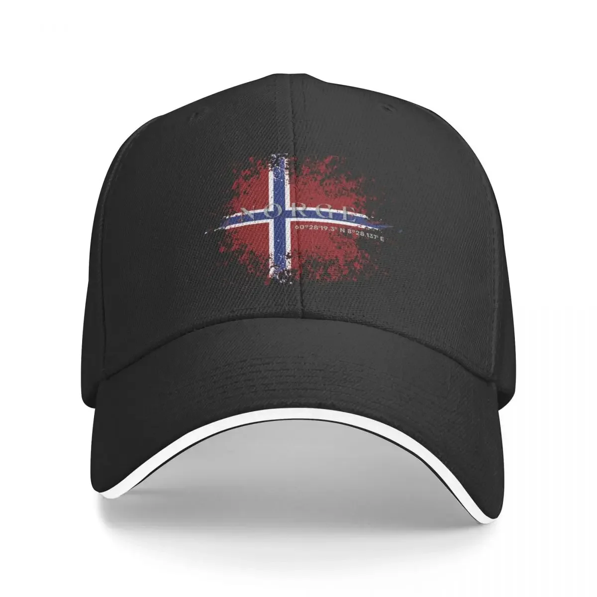 

Norway vintage grunge flag Baseball Cap Icon Christmas Hat sun hat Elegant Women's Hats Men's
