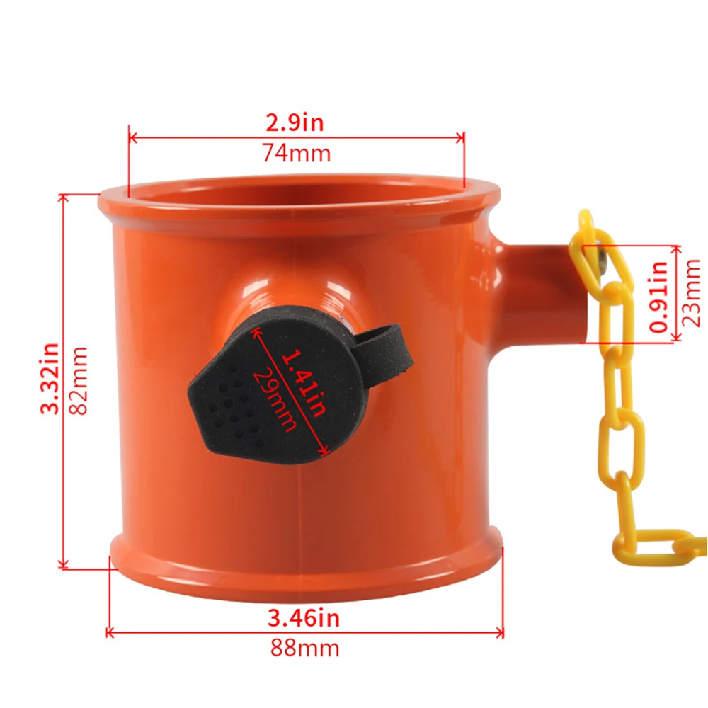5th Wheel King Pin Lock Aluminum Anti Theft for RVs, Container Trailers and Campers with Handles Warning Tag 2 Keys Black