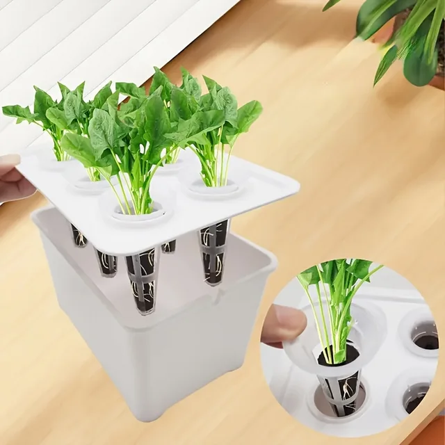 Gardening Nursery Pots Indoor Hydroponics Grower Kit Universal Hydroponic System Planting Container Gifts 2